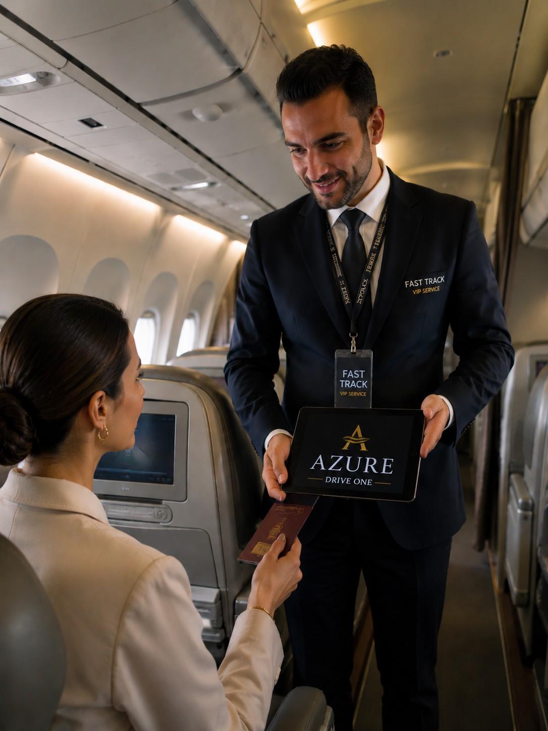 Service fast-track aéroport et coordination de vols