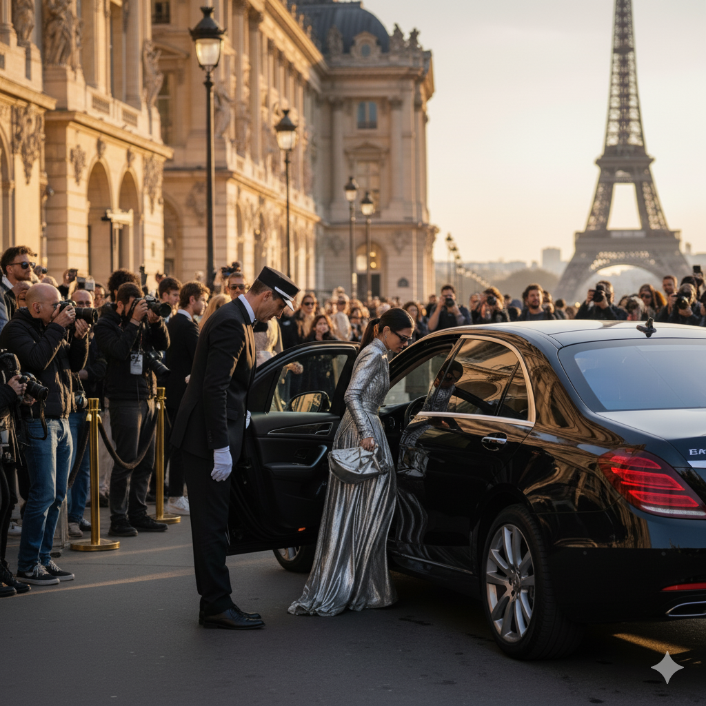 Voiture avec chauffeur pour galas et soirées de prestige