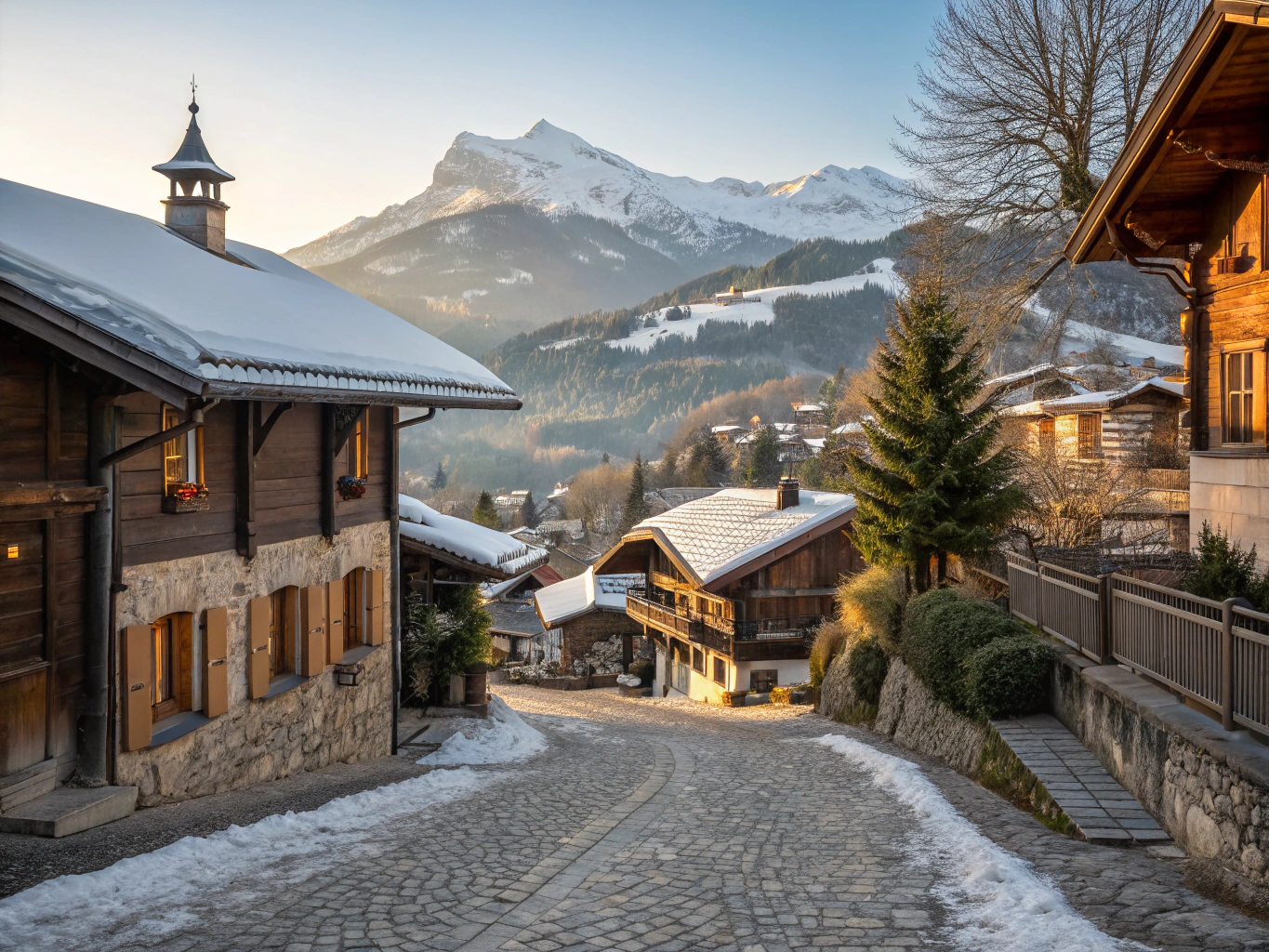 Transfert VIP privé vers Megève