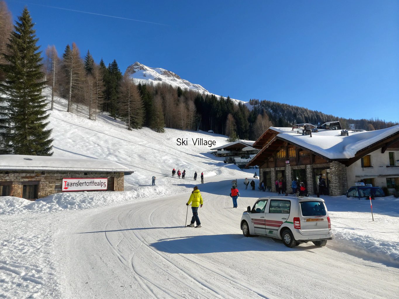 Transfert privé de luxe vers Val d'Isère