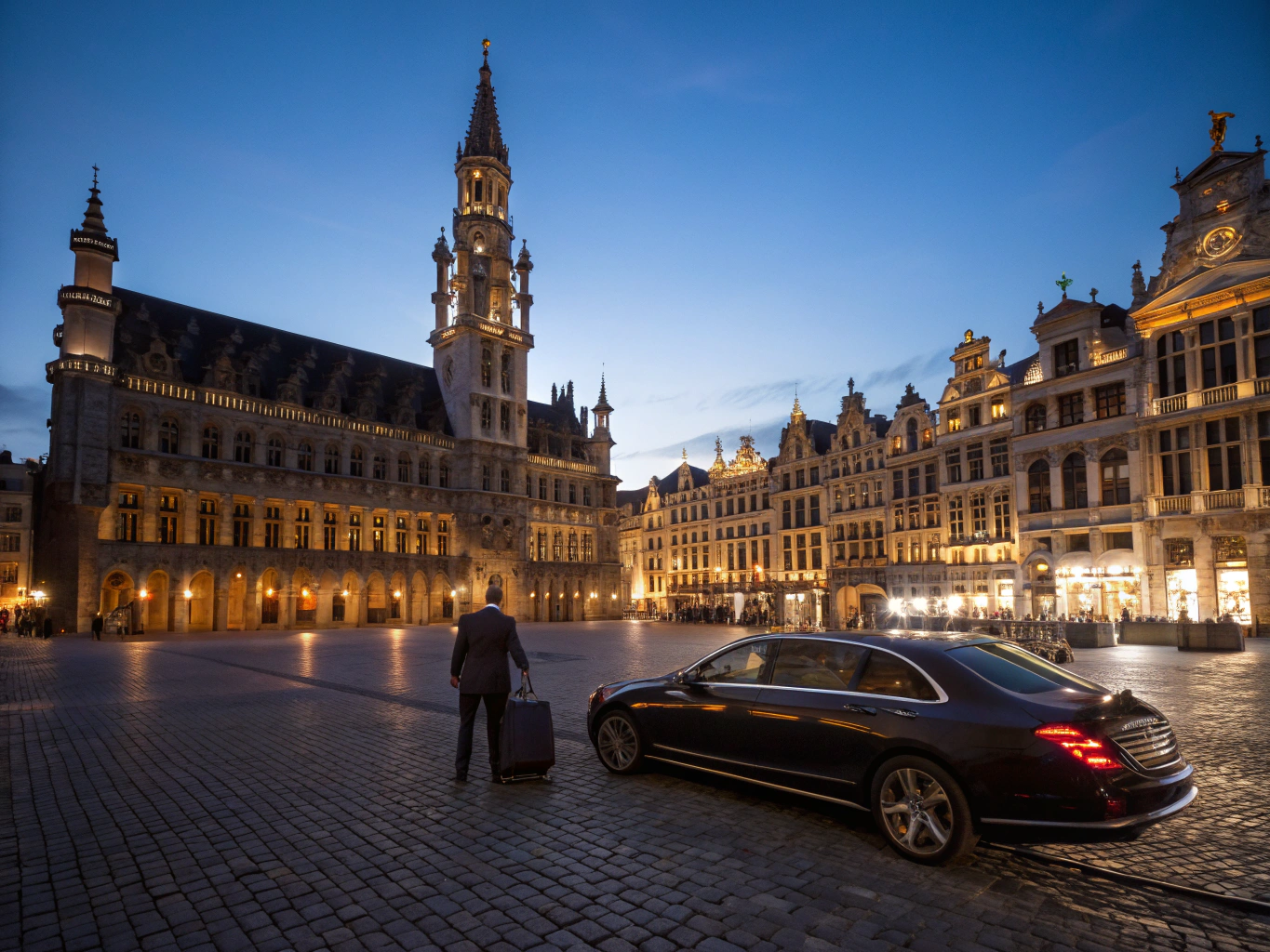Service de chauffeur privé de Paris à Bruxelles