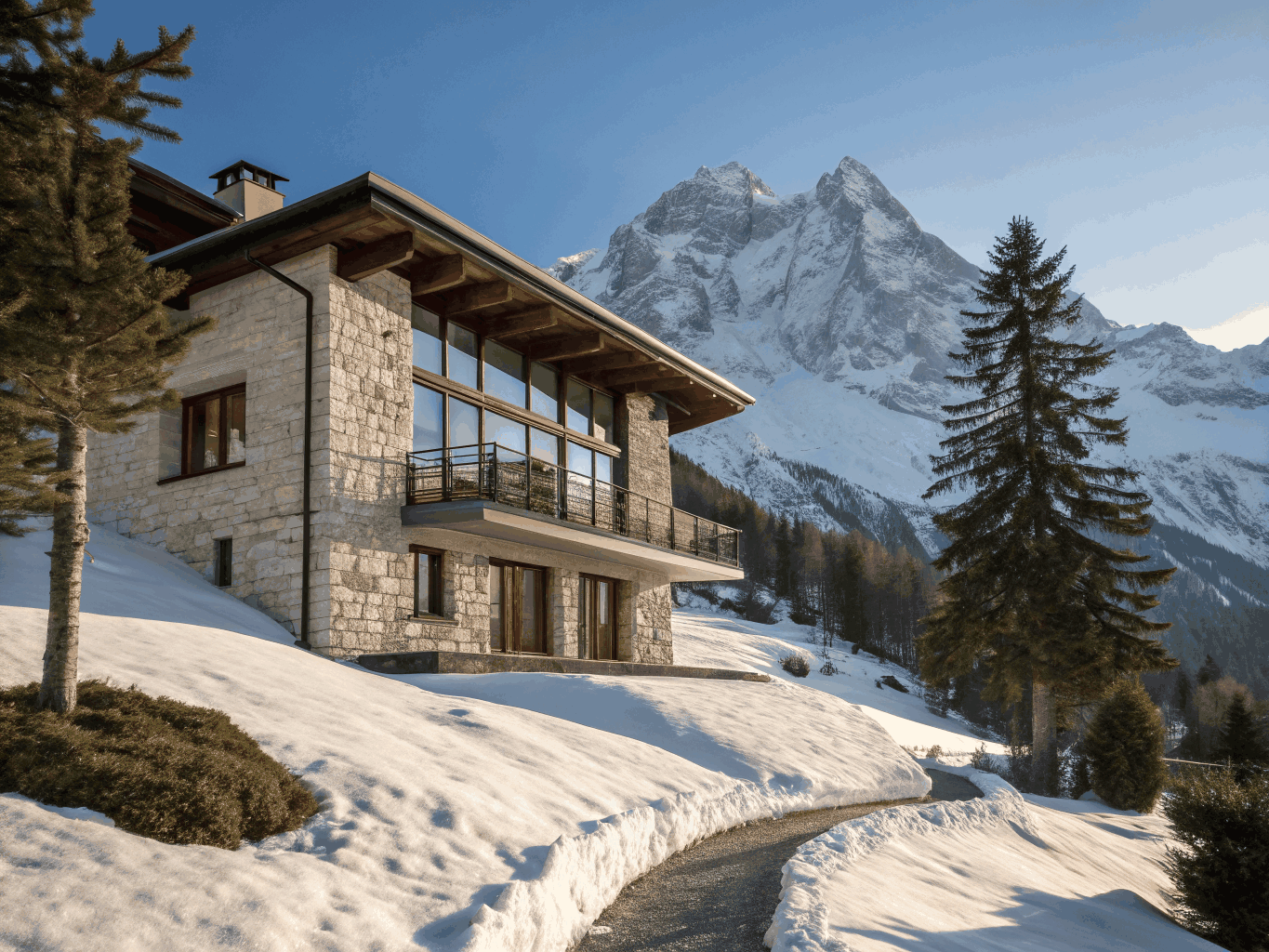 Chauffeur privé luxe vers la station de Gstaad