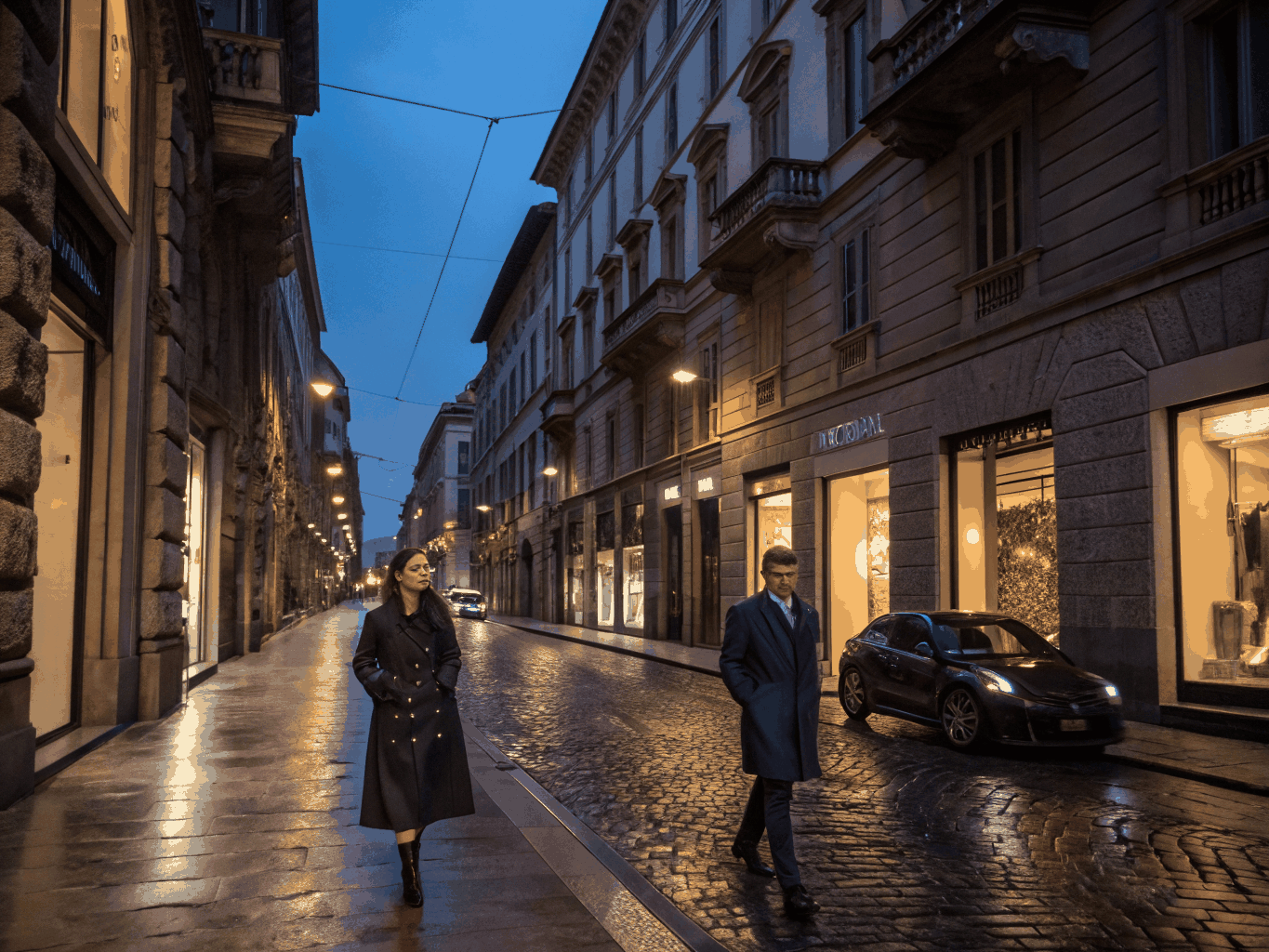 Service de chauffeur privé de Paris à Milan